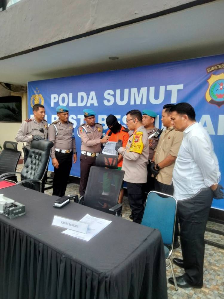 Polsek Medan Sunggal Ungkap Kasus Pembunuhan Terhadap Perempuan di Jalan Pembangunan, Ternyata Korban  Istri Pelaku 