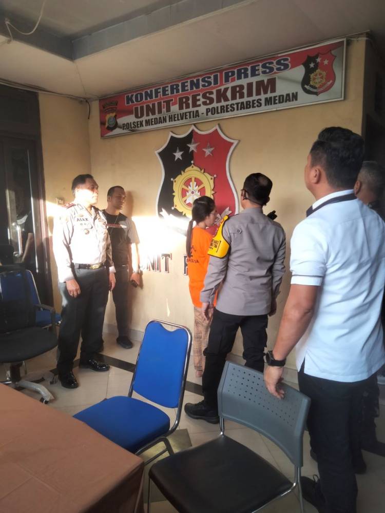 Bongkar Rumah Majikan, ART Ditangkap Polsek Medan Helvetia di Perbaungan
