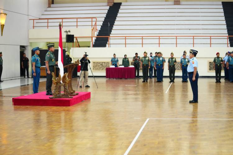 Panglima TNI Terima Laporan Korps Kenaikan Pangkat 66 Perwira Tinggi TNI