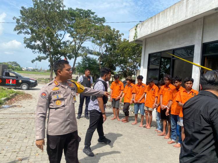 Polisi Gerebek Markas Begal di Medan, Sembilan Orang Ditangkap