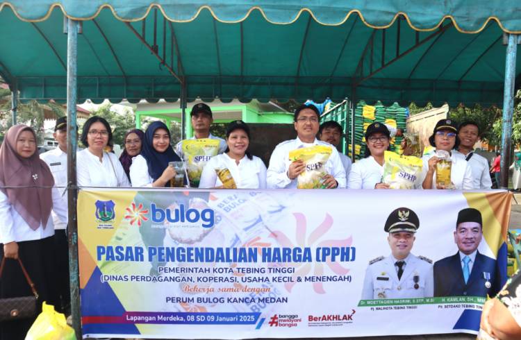 Jaga Stabilitas Harga Kebutuhan Pokok dan Menekan Laju Inflasi, Pemko Tebingtinggi Gelar PPH