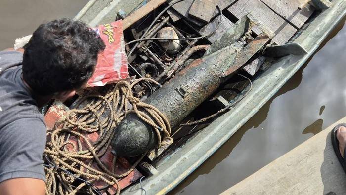 Bom Sisa Zaman Penjajahan Ditemukan di Tanjung Balai