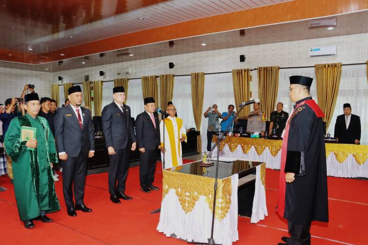 Pelantikan Pimpinan DPRD Kota Tebingtinggi