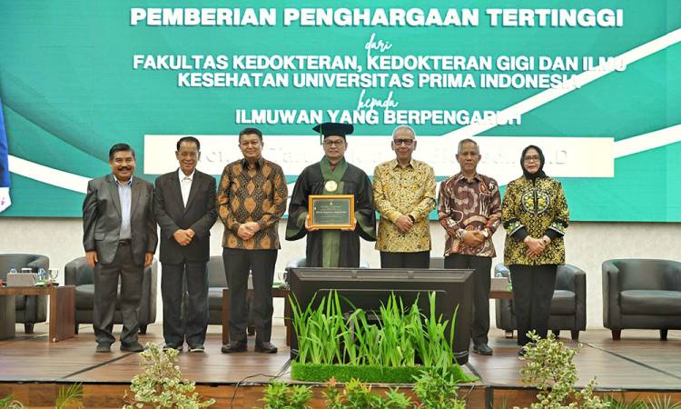 Pj Sekdaprov Sumut Apresiasi UNPRI Medan Berikan Penghargaan Tertinggi untuk Para Ilmuan