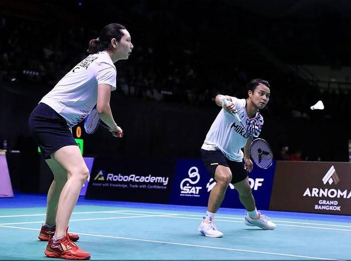 Hasil Thailand Masters 2025: Rehan/Gloria Singkirkan Rinov/Lisa