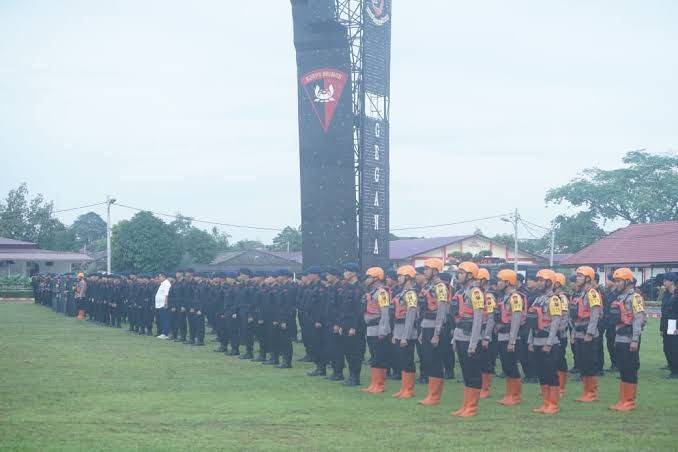  Antisipasi Libur Panjang dan Bencana Alam, 486 Personel Brimob Polda Sumut Disiagakan