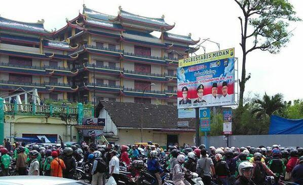 Ricuh Driver Go-Jek dan Penarik Betor, Polisi Lakukan Tindakan Tegas