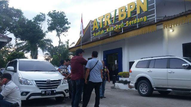 Kantor ATR/BPN Deli Serdang Digeledah Poldasu