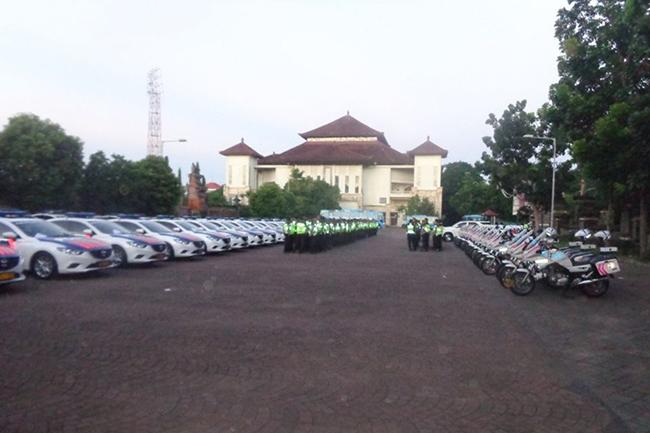 Personel dan Kendaraan Dinas Polda Bali Siap Kawal Lawatan Raja Salman ke Pulau Dewata