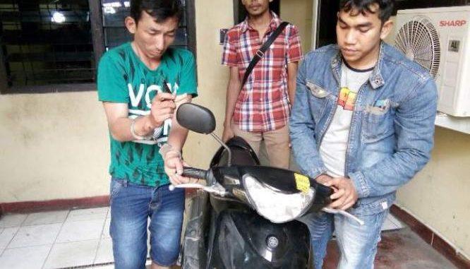 Dua Pelaku Curanmor Diamankan di Pinggir Sungai Deli