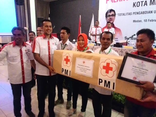 Aktif dalam Kegiatan, PMI Kecamatan Medan Denai Terbaik di Kota Medan
