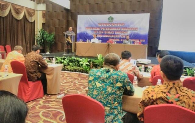 Perkuat Akuntabilitas, Bimas Buddha Bahas Mekanisme Pelaksanaan Anggaran