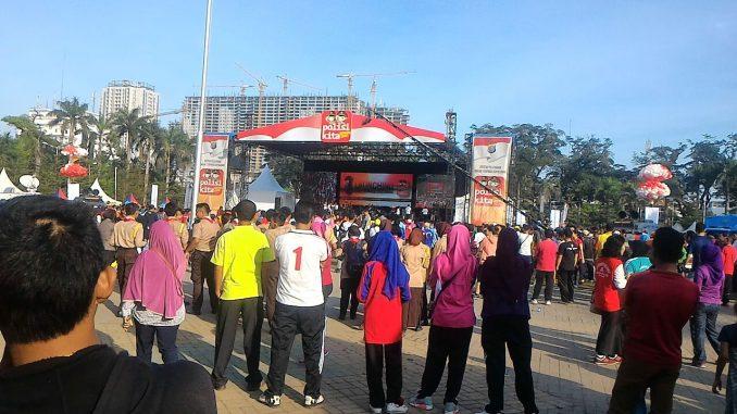 Ribuan Orang Hadiri Launching E-Policing Polda Sumut di Lapangan Merdeka