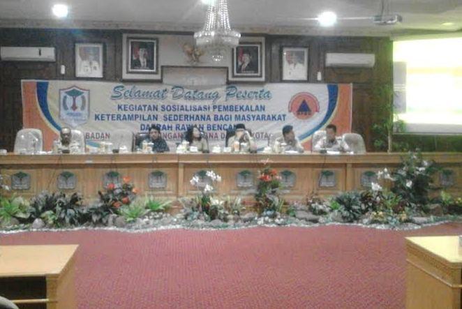 BPBD Kota Binjai Gelar Sosialisasi Pembekalan Keterampilan Sederhana Bagi Masyarakat 