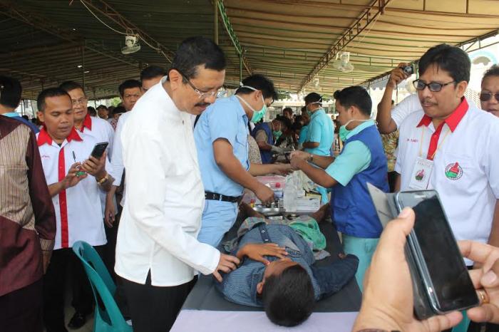 Solidaritas Sumut Paten Gelar Sunat Rasul, Operasi Bibir Sumbing dan Pengobatan Gratis