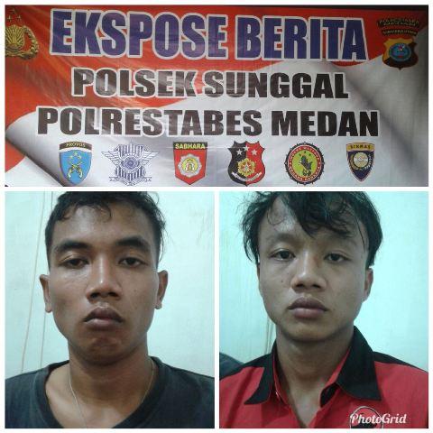 Patungan Beli Sabu, Dua Remaja Ini Dibekuk Polsek Sunggal