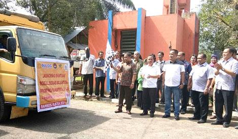 Bupati Tapteng Launching Penyaluran Perdana Bansos Rastra Untuk 23.367 KK Warga Tapteng