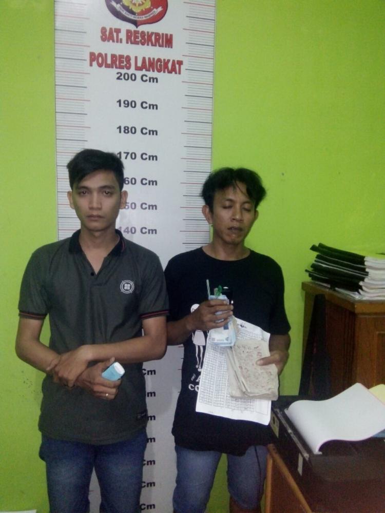 Jadi Tukang Kutip Judi Togas, Mahasiswa Ini  Ditangkap Polres Langkat