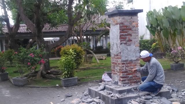 Patung Ikon RSUD dr Pirngadi Dibongkar Ulang