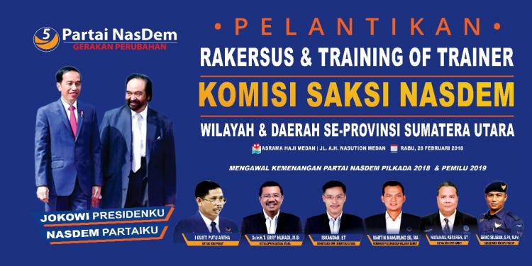 Target Perolehan Suara Tiga Besar, Nasdem Maksimalkan KSN 