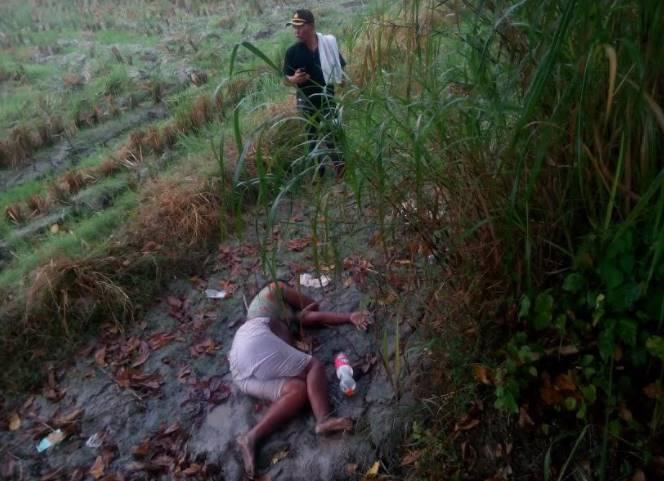 Wanita Tanpa Identitas Ditemukan Kritis di Saluran Irigasi Persawahan Tamora
