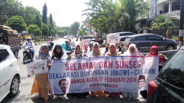 Seulanga Muda Aceh Dukung Sosialisasikan Jokowi-Cak Imin di Pilpres 2019