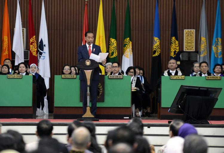Presiden Harap UI Jadi Penopang Ekosistem Nasional Dalam Hadapi Era Persaingan