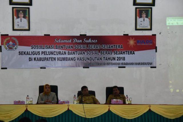 Pemkab Humbahas Distribusikan Bansos Rastra 