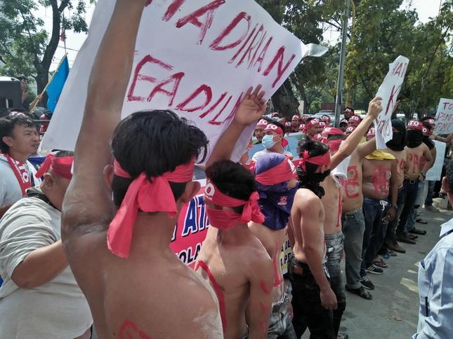 Pengemudi Transportasi Online Kembali Demo Kantor Gubernur Sumut