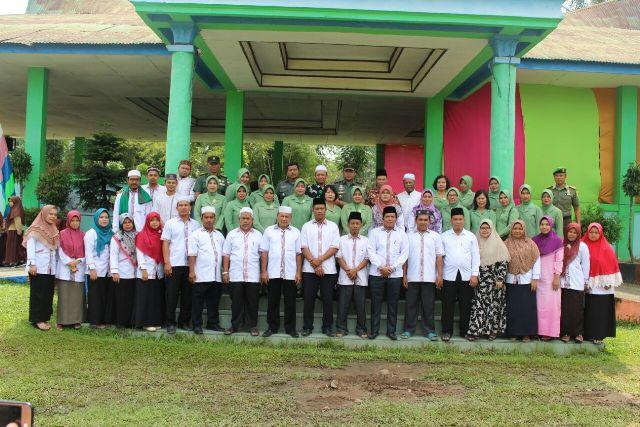 900 Santri Sambut Anjangsana Dandim 0209/Labuhan Batu di Pesantren Darul Muhsinin