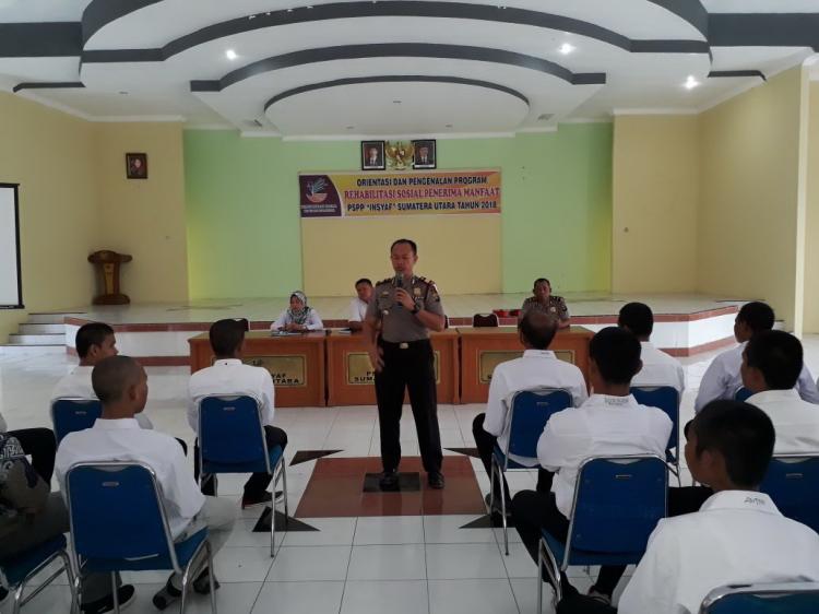 Kapolsek Kutalimbaru Lakukan Penyuluhan Tentang Bahaya Penyalahgunaan Narkoba