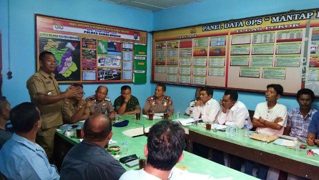 Forkompimcam Girsang Sipangan Bolon Lakukan Mediasi OPS Marihat Permai dengan CV OPS Marihat Permai