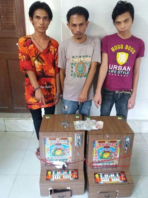 Terlibat Judi Jackpot, Siregar, Situmorang dan Purba Diamankan Polsek Bangun