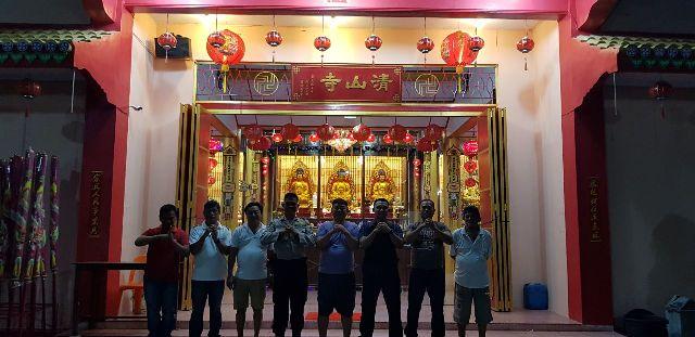 Amankan Imlek, Polres Simalungun Berjaga di Vihara