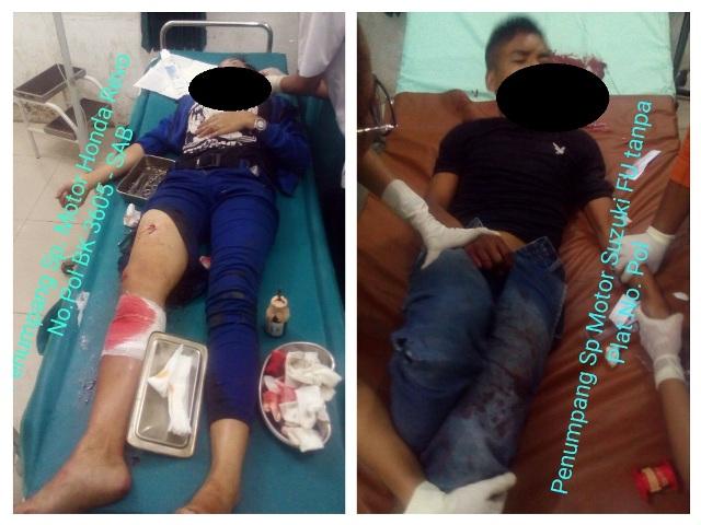 4 Pengendara Sepeda Motor Terlibat Kecelakaan di Dairi
