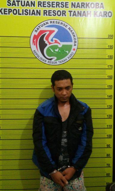 Miliki Sabu, Simanjuntak Digelandang ke Polres Tanah Karo