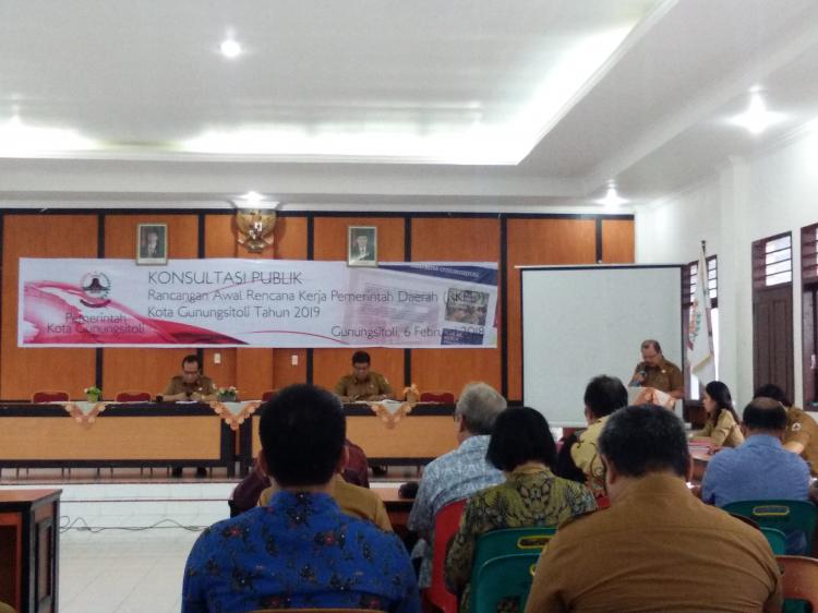 FAKOLI Dilibatkan pada Konsultasi Publik Rancangan Awal RKPD Kota Gunungsitoli 2019