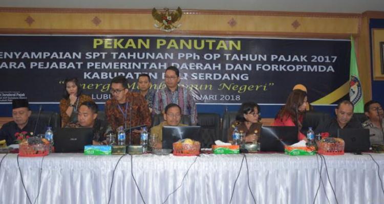 Pemkab Deliserdang Gelar Pekan Panutan SPT PPh Tahun 2017