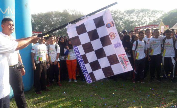 Polres Langkat Gelar Millennial Road Safety Festival, Ratusan Pelajar Sambut Antusias