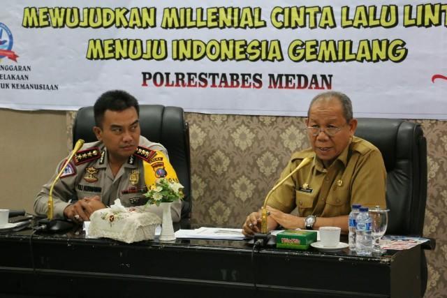 Pemko Medan Dukung Penuh Kegiatan Millenial Road Safety Festival 2019 di Wilayah Polda Sumut