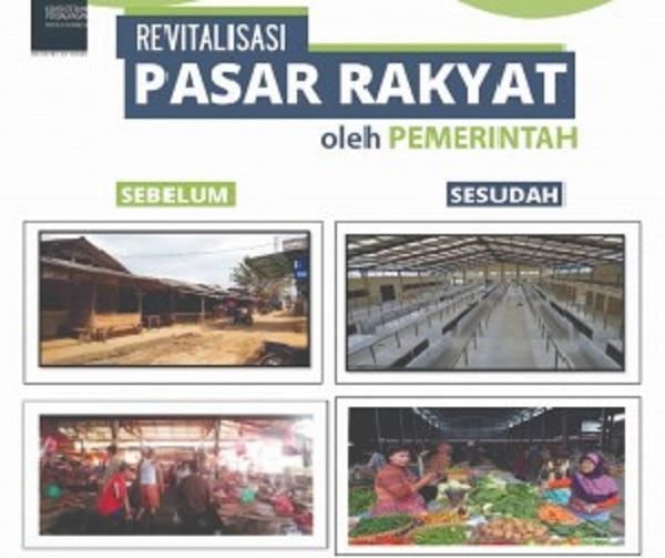 Targetkan 5 Ribu Pasar dalam 4 Tahun, Hingga 2018 Pemerintah Telah Revitalisasi 4.211 Pasar Rakyat