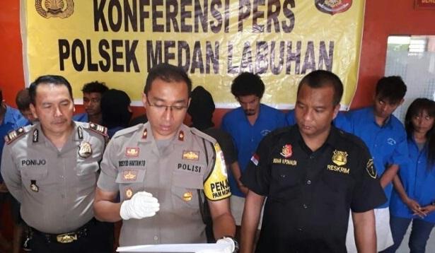 Curi Motor Milik Tina, Fitri Diamankan Polsek Medan Labuhan 