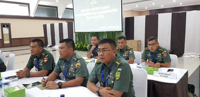 Aster Kasad Buka Rakernis Bidang Teritorial TNI AD 2019