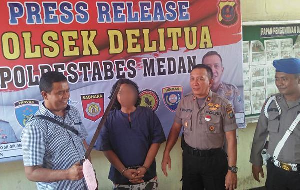 Bacok Sinulingga di Acara Pesta Tahunan, Dua Pelaku Diringkus Tim Pegasus Polsek Delitua