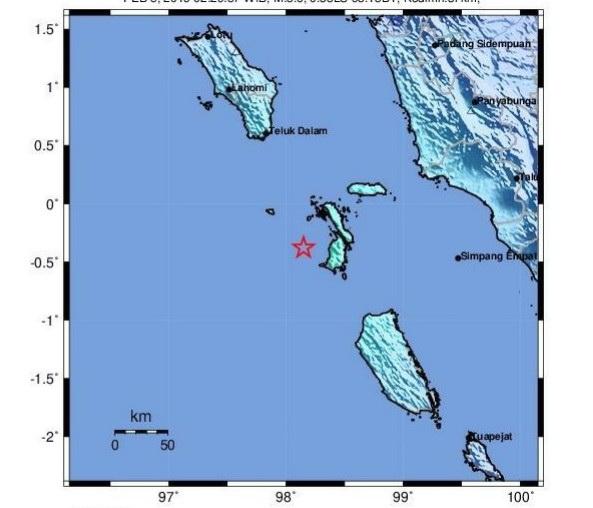 Nias Selatan Diguncang 6.1 SR, Warga Berhamburan