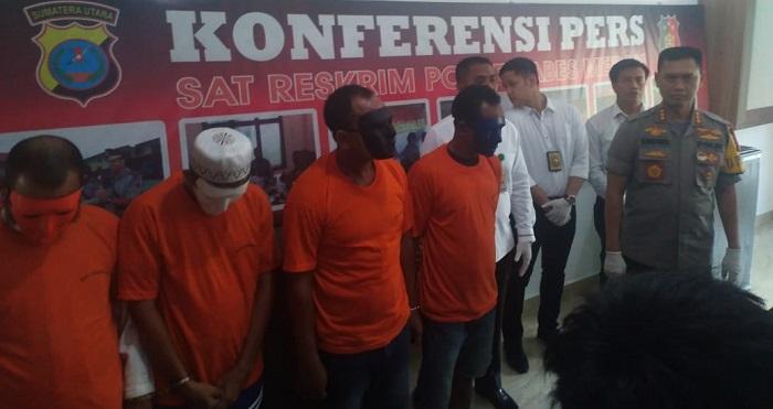 20 Ton Kayu Manis Dirampok di Jalan Asrama, Pak Haji Adnan Cs Diringkus Tim Pegasus Polrestabes Medan