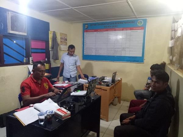 Satu Perempuan dan Empat Laki-laki Diamankan Personel Polres Dairi
