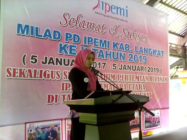 PD Ikatan Pengusaha Muslimah Indonesia Langkat Gelar Milad ke-II 