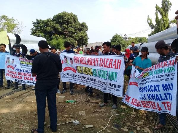 Bersama Warga Kelurahan Tanah Merah, AMPI Lakukan Demo ke PDAM Tirta Sari Binjai