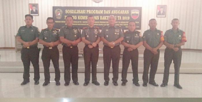 Dandim 0207/Simalungun Ikuti Sosialisasi Program dan Anggaran Bakti TNI 2019